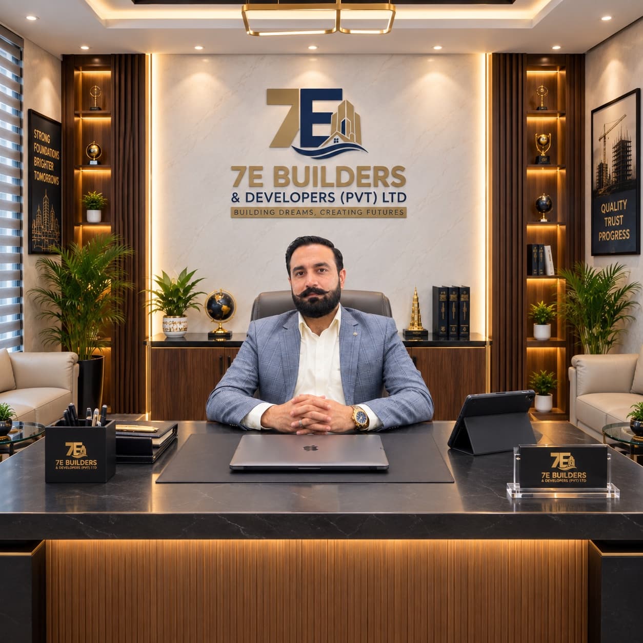 Muhammad Tahseen Asghar Tahseen Satti Chairman and CEO of 7E Builders